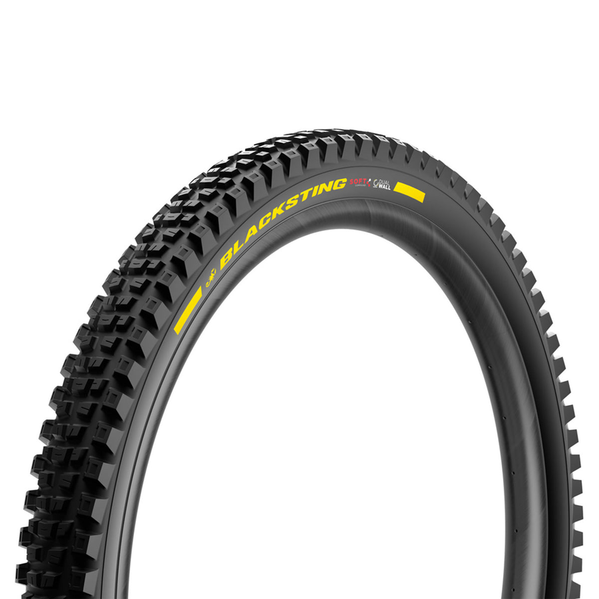 Pirelli Blacksting Team Edition Tyre - 27.5 Inch - 2.4 Inch - Yes - 2 ply 120 TPI & Bead to Bead - DualWALL - Soft - Heavy Duty Protection - Folding - Black - Image 1
