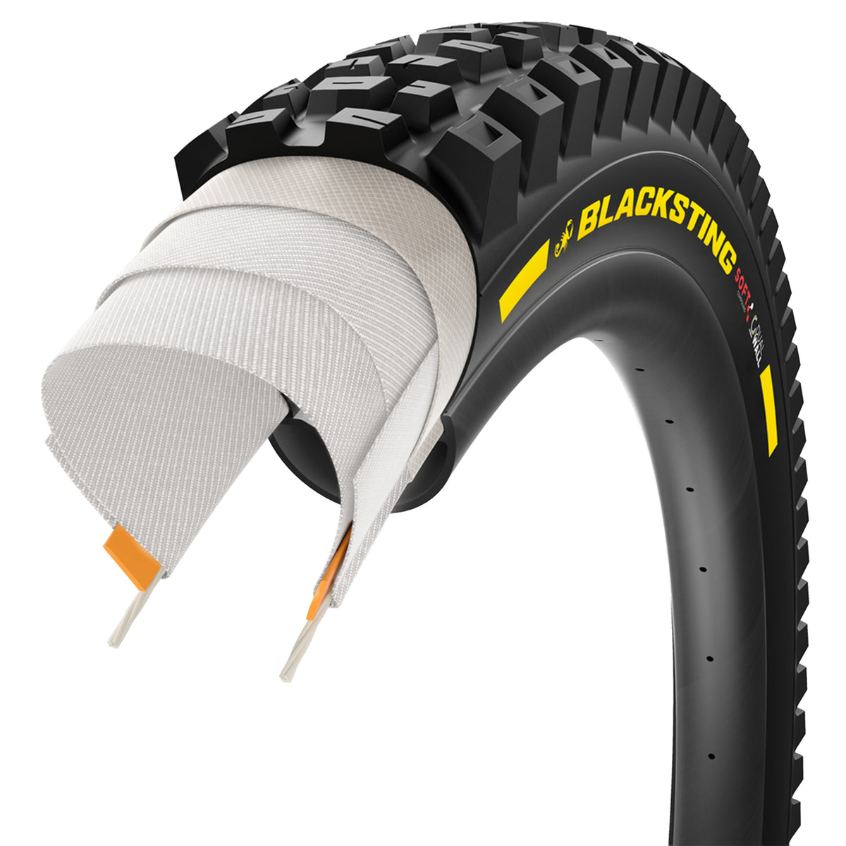 Pirelli Blacksting Team Edition Tyre - 27.5 Inch - 2.4 Inch - Yes - 2 ply 120 TPI & Bead to Bead - DualWALL - Soft - Heavy Duty Protection - Folding - Black - Image 3