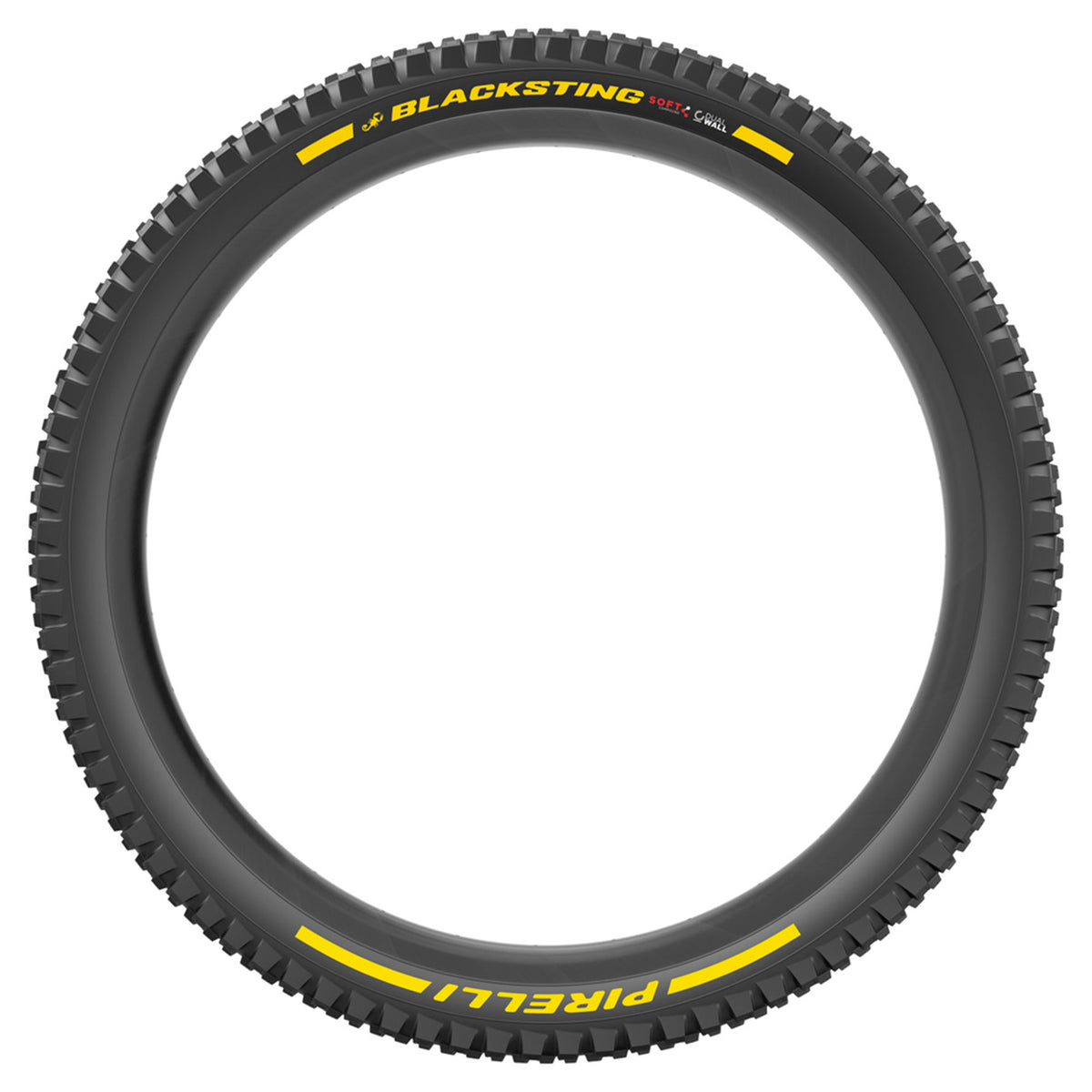Pirelli Blacksting Team Edition Tyre - 27.5 Inch - 2.4 Inch - Yes - 2 ply 120 TPI & Bead to Bead - DualWALL - Soft - Heavy Duty Protection - Folding - Black - Image 4
