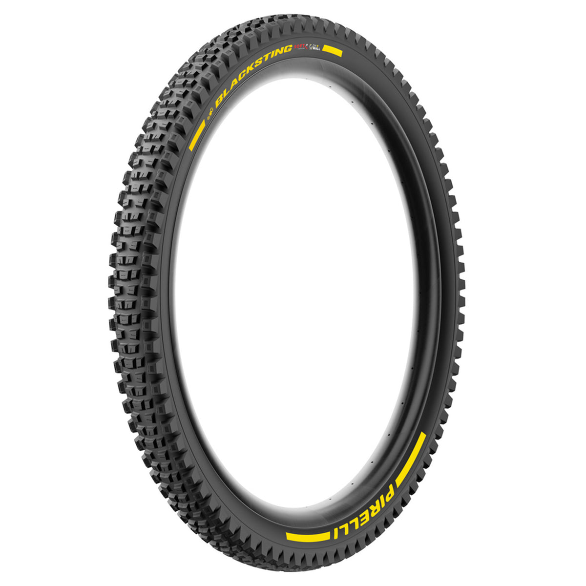 Pirelli Blacksting Team Edition Tyre - 27.5 Inch - 2.4 Inch - Yes - 2 ply 60 TPI & Bead to Bead - DH+WALL - Soft - Heavy Duty Protection - Folding - Black - Image 2
