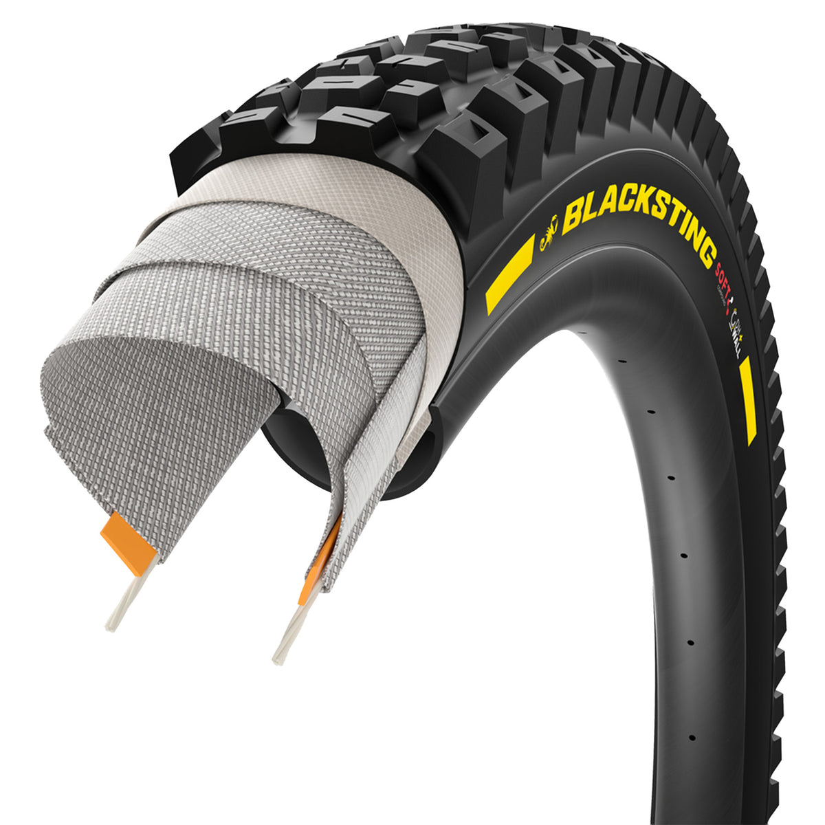 Pirelli Blacksting Team Edition Tyre - 27.5 Inch - 2.4 Inch - Yes - 2 ply 60 TPI & Bead to Bead - DH+WALL - Soft - Heavy Duty Protection - Folding - Black - Image 3