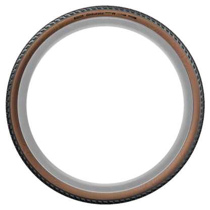 Pirelli Cinturato Gravel High Performance M Tyre - 700c - 40c - Higher Grip - Yes - Medium - Medium Duty Protection - SmartEVO GR - ProWALL Gravel - Folding - Tan - Image 1