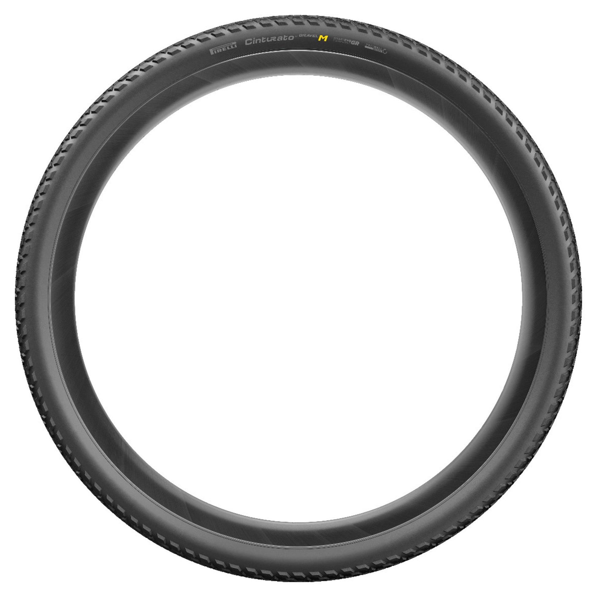 Pirelli Cinturato Gravel High Performance M Tyre - 700c - 45c - Higher Grip - Yes - Medium - Medium Duty Protection - SmartEVO GR - ProWALL Gravel - Folding - Black - Image 1