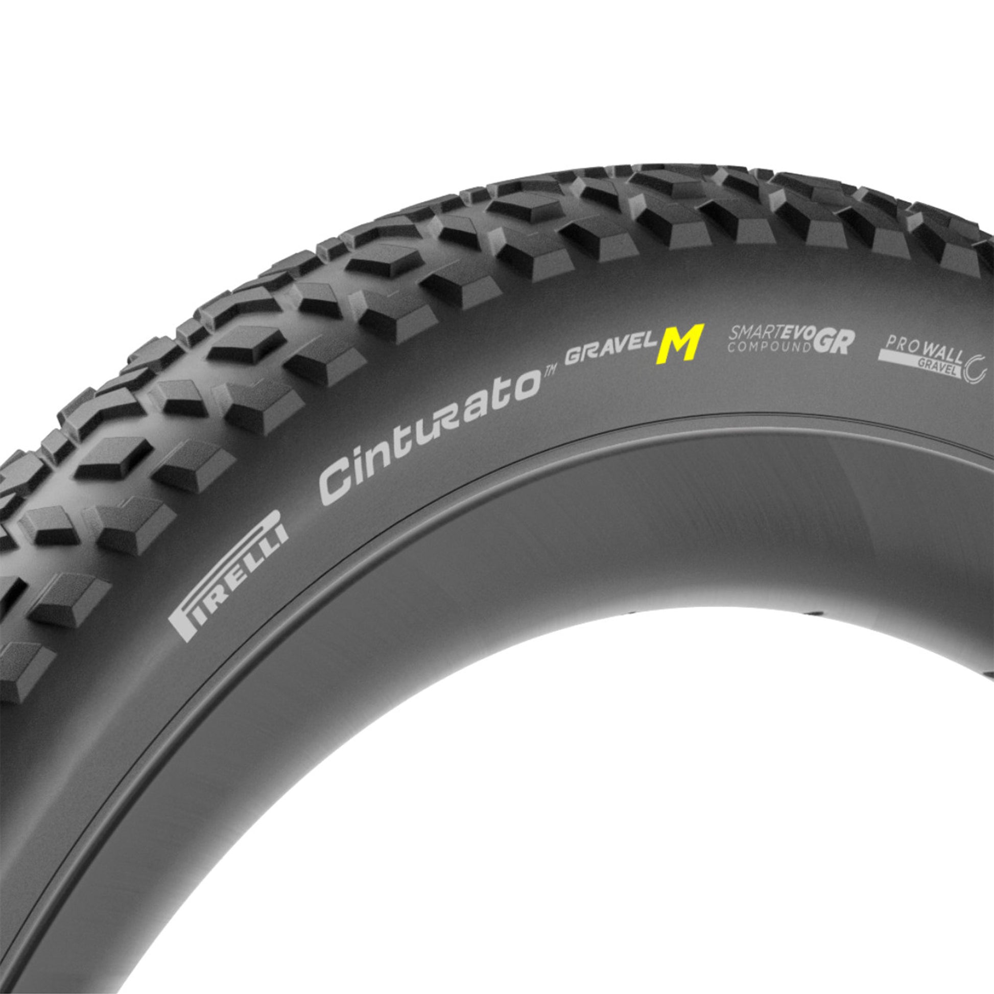 Pirelli Cinturato Gravel High Performance M Tyre - 700c - 45c - Higher Grip - Yes - Medium - Medium Duty Protection - SmartEVO GR - ProWALL Gravel - Folding - Black - Image 2