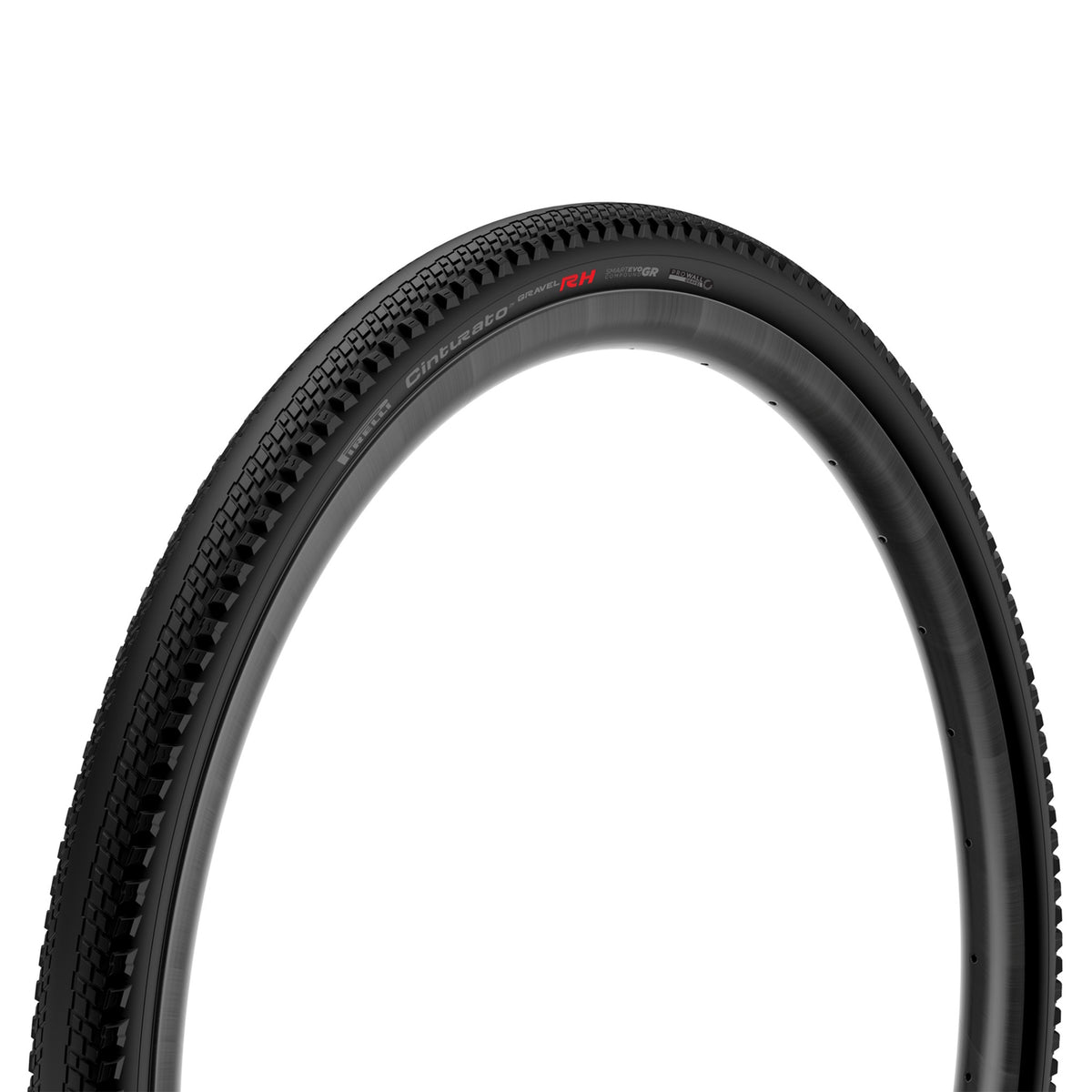 Pirelli Cinturato Gravel RH Tyre - 700c - 55C - Yes - SmartEVO GR - ProWALL Gravel - Medium - Light Duty Protection - Folding - Black - Image 1