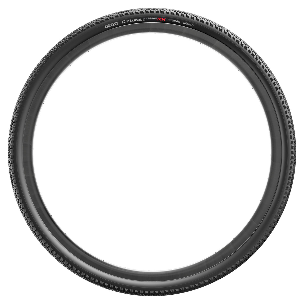 Pirelli Cinturato Gravel RH Tyre - 700c - 55C - Yes - SmartEVO GR - ProWALL Gravel - Medium - Light Duty Protection - Folding - Black - Image 4