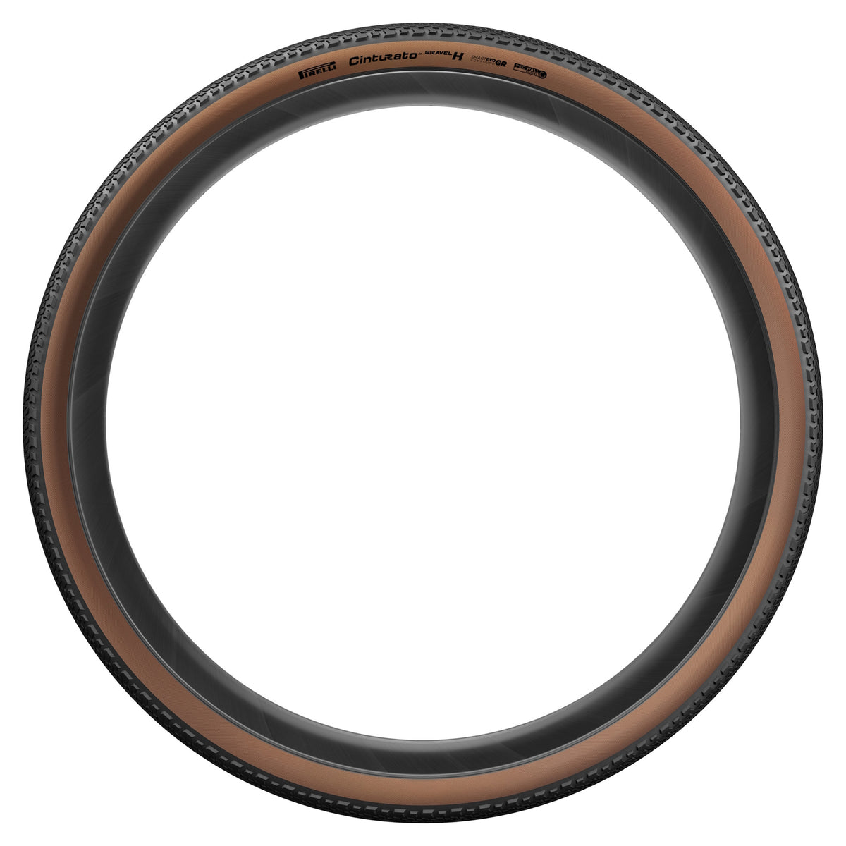 Pirelli Cinturato H Gravel Tyre - 700c - 50C - Yes - SmartEVO GR - ProWALL Gravel - Medium - Light Duty Protection - Folding - Tan - Image 3