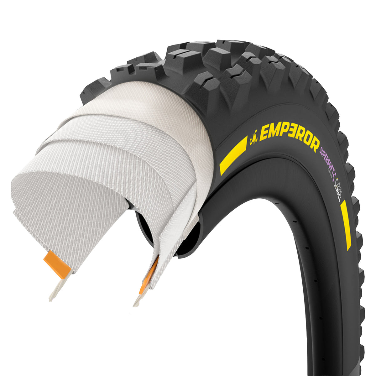 Pirelli Emperor Team Edition Tyre - 29 Inch - 2.4 Inch - Yes - 2 ply 120 TPI & Bead to Bead - DualWALL - Supersoft - Heavy Duty Protection - Folding - Black - Image 3