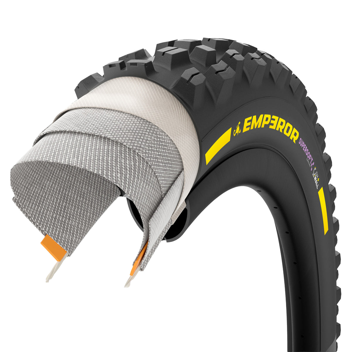 Pirelli Emperor Team Edition Tyre - 29 Inch - 2.4 Inch - Yes - 2 ply 60 TPI & Bead to Bead - DH+WALL - Supersoft - Heavy Duty Protection - Folding - Black - Image 3