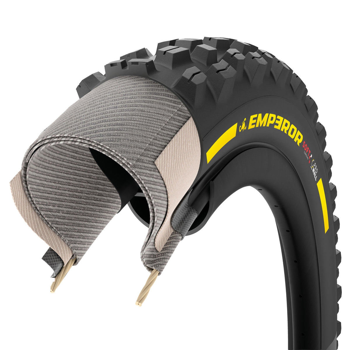 Pirelli Emperor Team Edition Tyre - 29 Inch - 2.4 Inch - Yes - 60 TPI & Bead to Bead - HardWALL - Soft - Medium Duty Protection - Folding - Black - Image 3