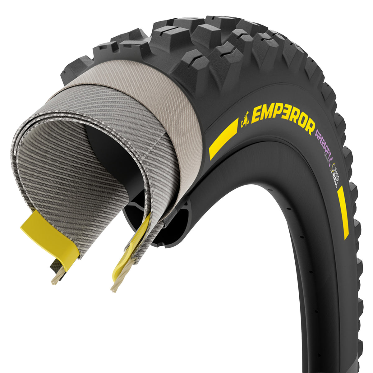 Pirelli Emperor Team Edition Tyre - 29 Inch - 2.4 Inch - Yes - 60 TPI & Bead to Bead - HardWALL - SuperSoft - Medium Duty Protection - Folding - Black - Image 3