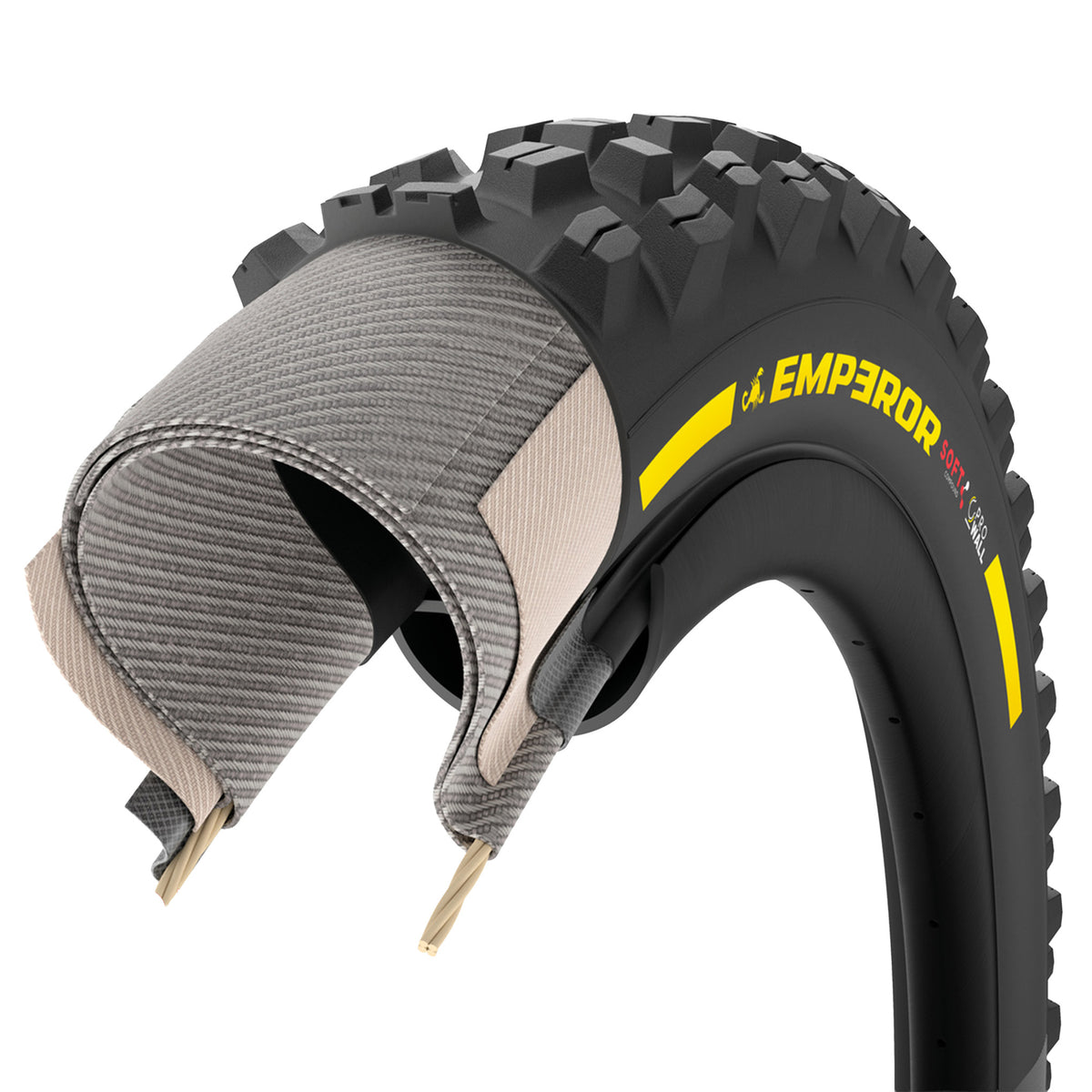 Pirelli Emperor Team Edition Tyre - 29 Inch - 2.4 Inch - Yes - 60 TPI & Sidewalls - ProWALL - Soft - Light Duty Protection - Folding - Black - Image 3