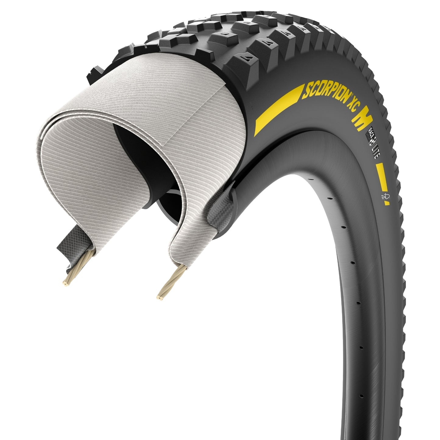 Pirelli Scorpion Race XC M LITE Team Tyre - 29 Inch - 2.4 Inch - Yes - Race XC - LITE MTB - Medium - Light Duty Protection - Folding - Black - Image 1