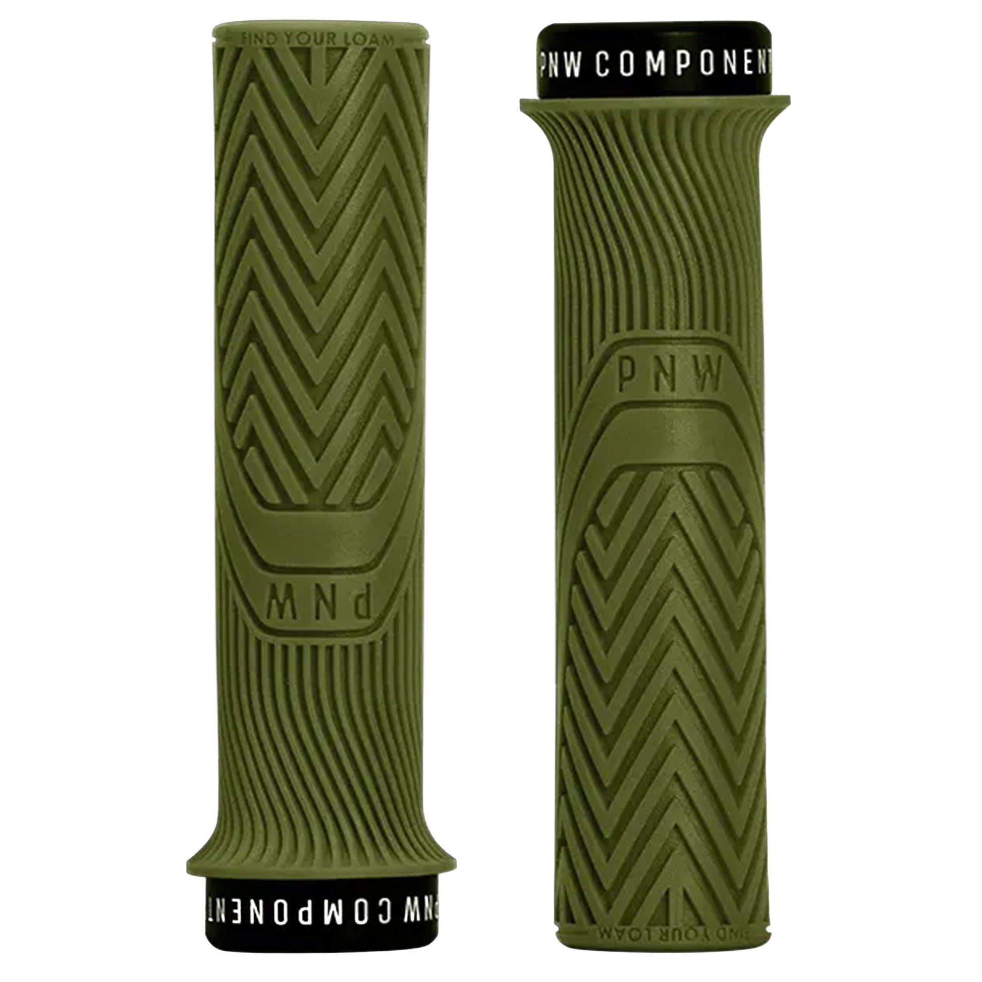 PNW Components Loam Grip - Moss Green - Single Lock On Grips - Image 1