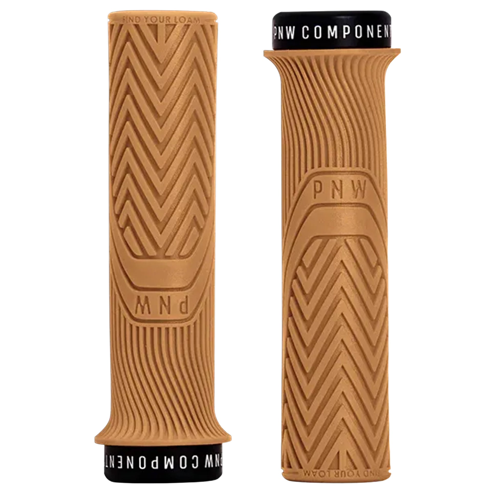 PNW Components Loam Grip - Peanut Butter - Single Lock On Grips - Image 1
