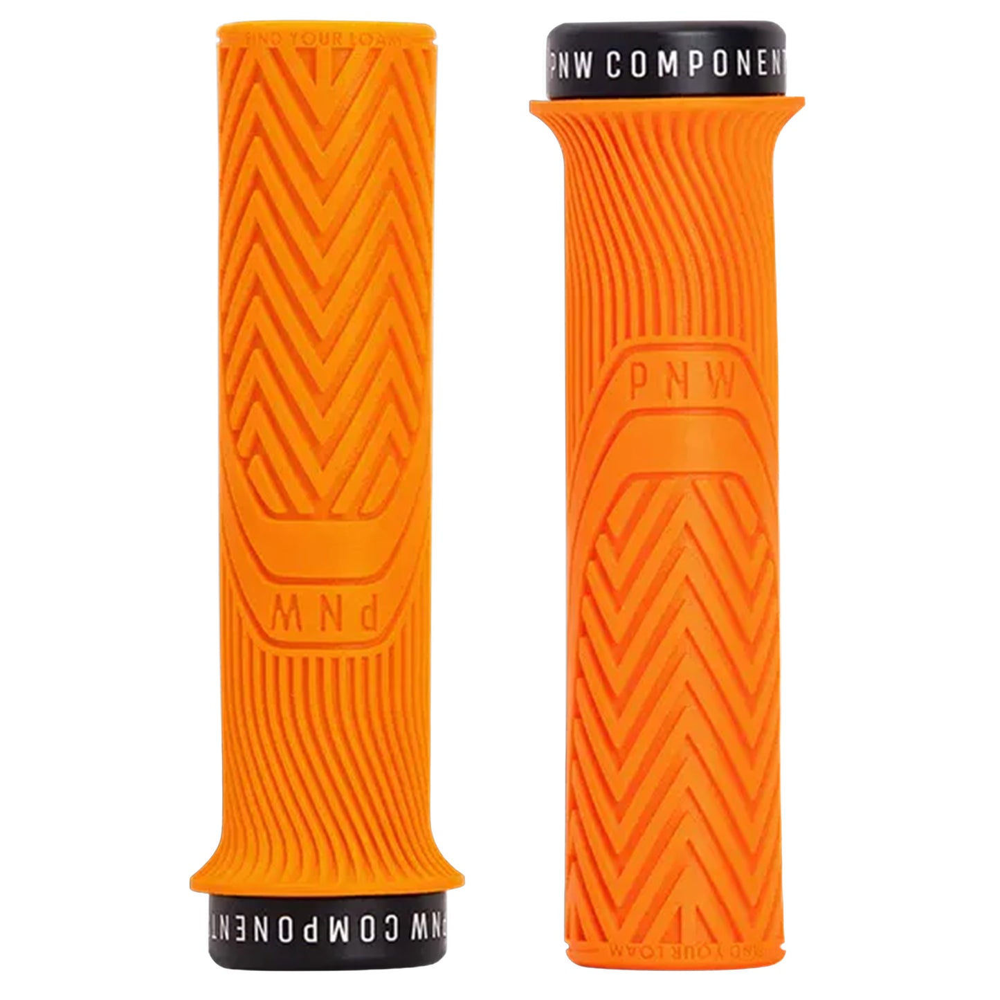 PNW Components Loam Grip - Safety Orange - Single Lock On Grips - Image 1