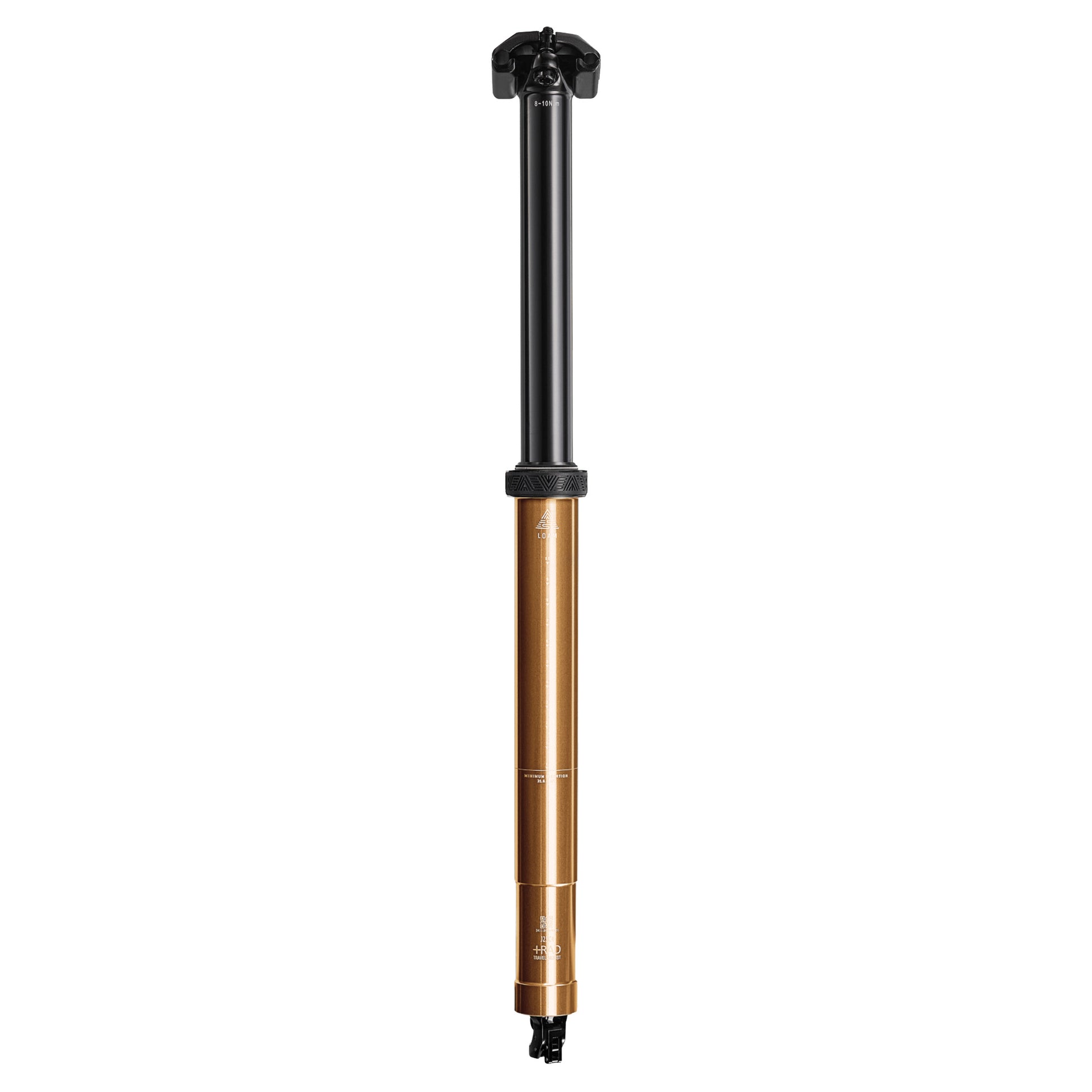 PNW Loam Gen 2 Dropper Post - 31.6mm - Internal - Stealth - 175mm - 485.5mm - No Remote Supplied - Brass Monkey - Image 1