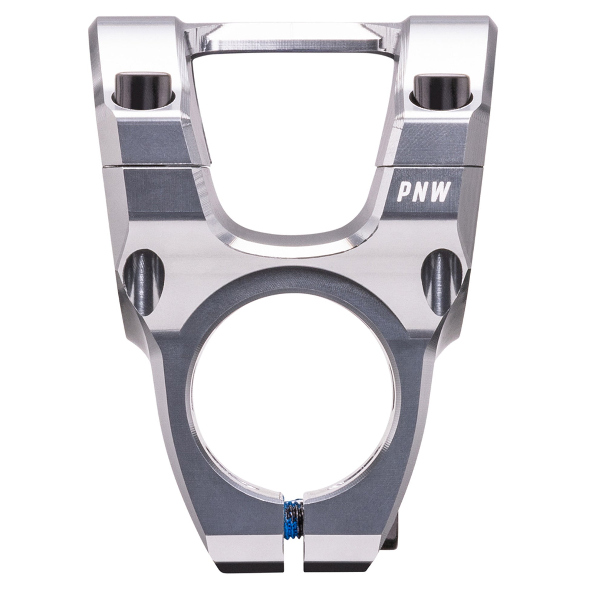 PNW Loam Lightning Stem - 1 1/8th Inch Steerer - 31.8mm - 32mm - 0 Degree - Silver - Image 2