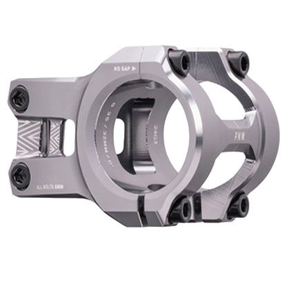 PNW Loam Lightning Stem - 1 1/8th Inch Steerer - 31.8mm - 40mm - 0 Degree - Silver - Image 1