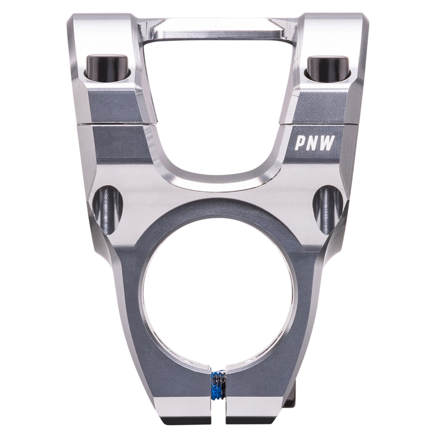 PNW Loam Lightning Stem - 1 1/8th Inch Steerer - 35mm - 32mm - 0 Degree - Silver - Image 2