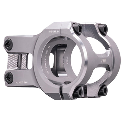 PNW Loam Lightning Stem - 1 1/8th Inch Steerer - 35mm - 40mm - 0 Degree - Silver - Image 1