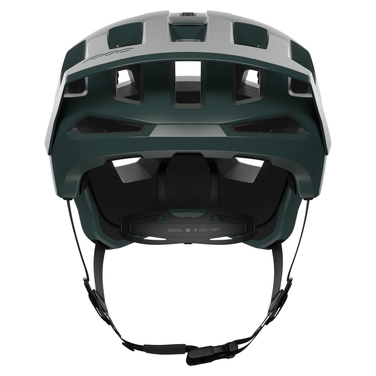 POC Kortal Race MIPS Helmet - X/LX - Pargasite Green Matt/Hydrogen White Matt - Image 2
