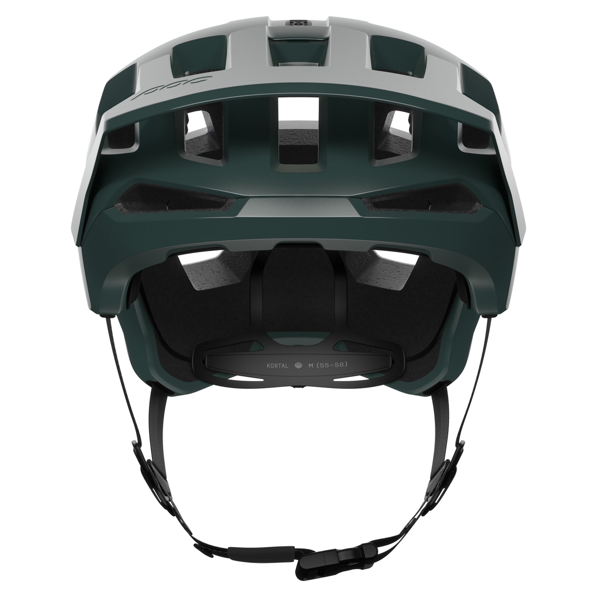 POC Kortal Race MIPS Helmet - X/LX - Pargasite Green Matt/Hydrogen White Matt - Image 2