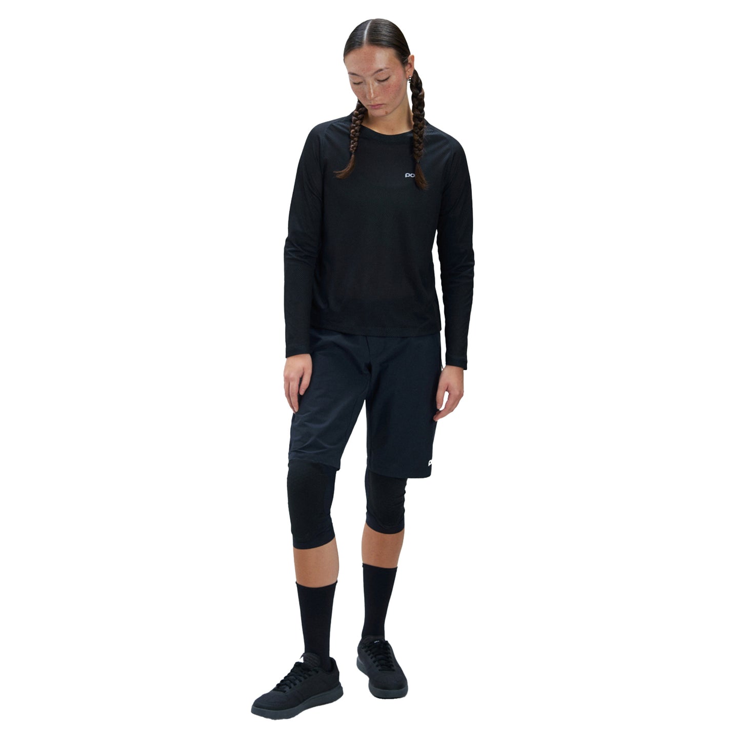 POC Motion Air Long Sleeve Women's Jersey - M - Uranium Black - Image 3