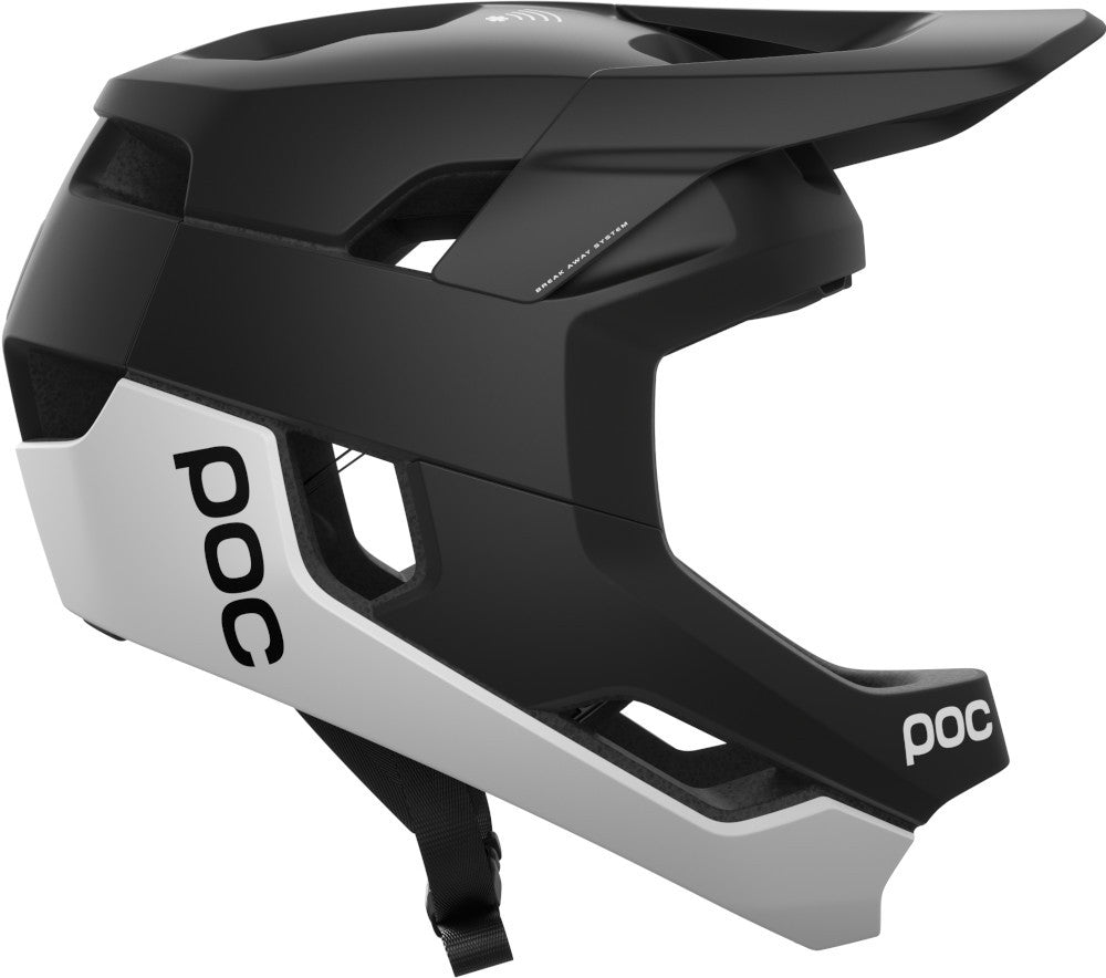 POC Otocon Race MIPS Helmet - L - Uranium Black - Hydrogen White Matte