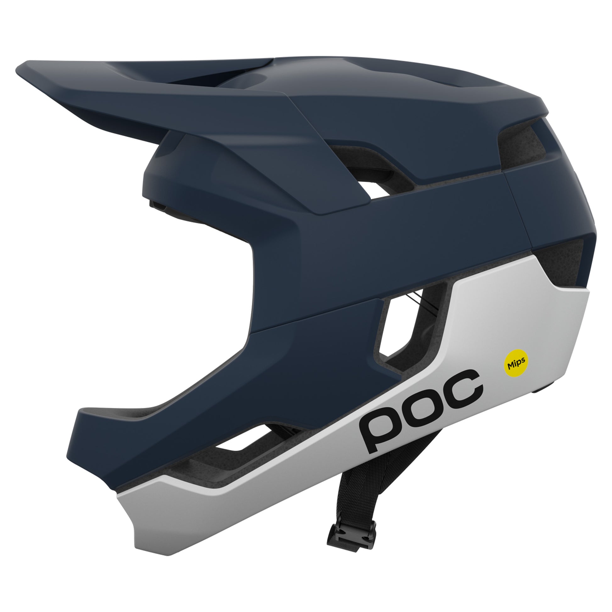POC Otocon Race MIPS Helmet - L - Apatite Navy Matt/Hydrogen White Matt - Image 1