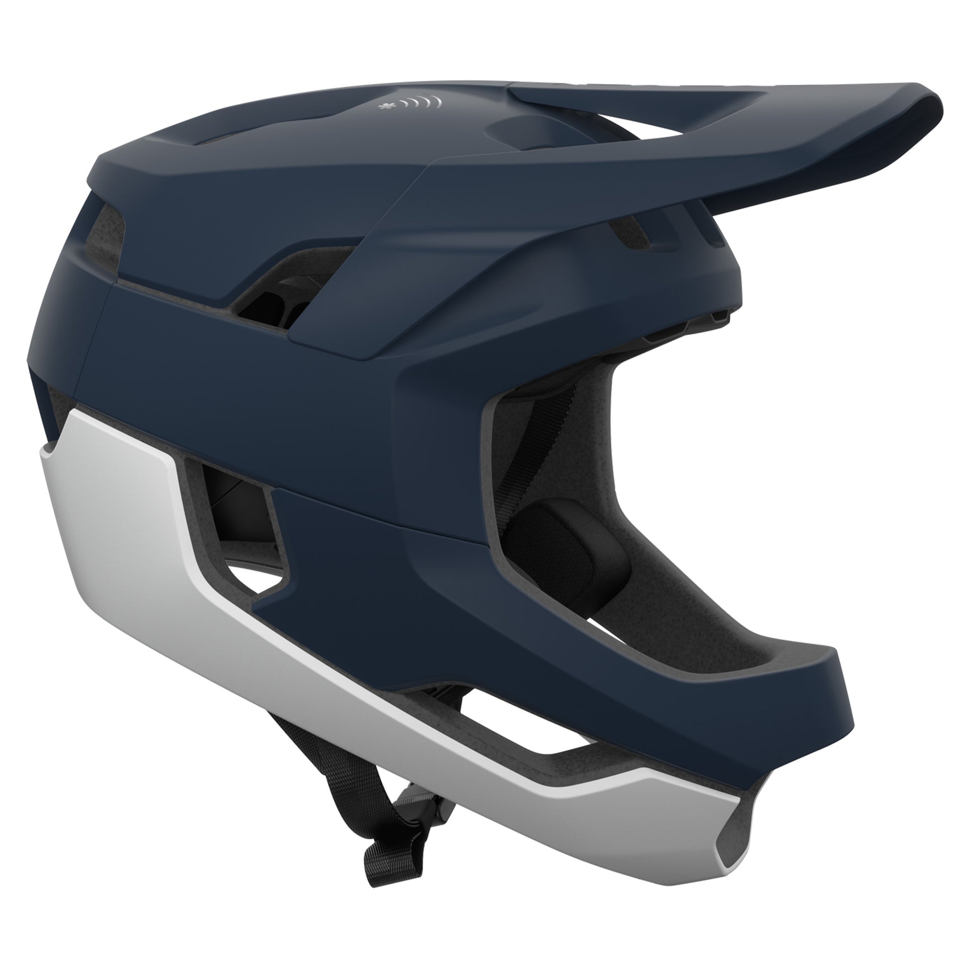 POC Otocon Race MIPS Helmet - S - Apatite Navy Matt/Hydrogen White Matt - Image 3