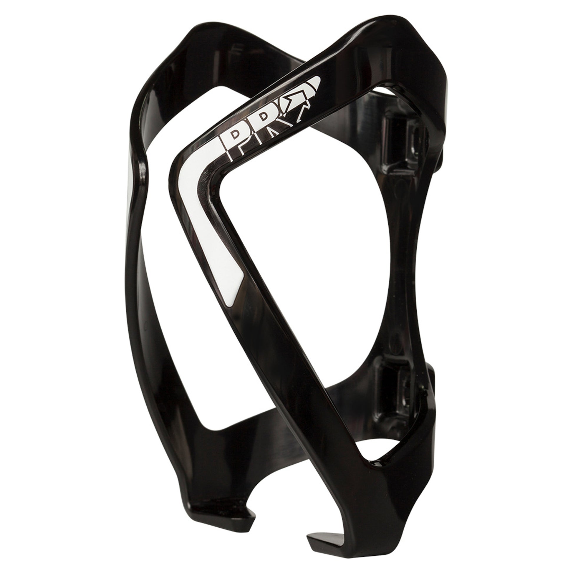 PRO Bottle Cage - Alloy - Black / White - Image 1