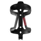 PRO Performance Nylon Bottle Cage - Composite - Black - Black / Red - Image 1