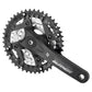 Prowheel Burner 401 MTB Crankset - BSA 68-73mm - 113mm - Four Bolt - 104 BCD - 175mm - Black - 44-32-22T - Image 1