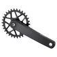 Prowheel C10Y MTB Crankset - BSA 68-73mm - 124mm - Prowheel Direct Mount - 175mm - Black - 32T - Image 1