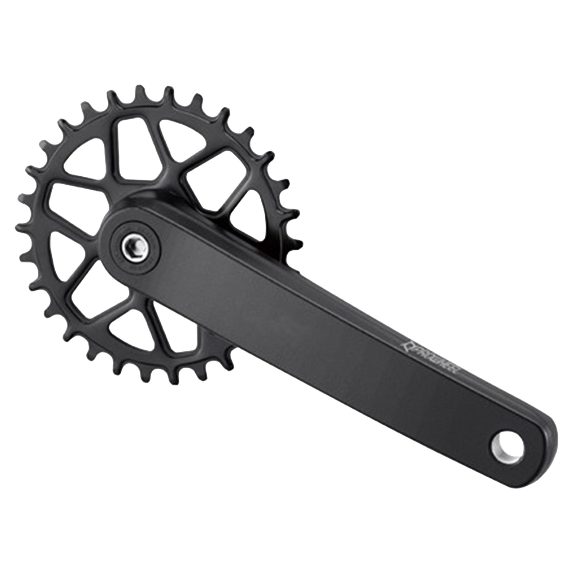 Prowheel C10Y MTB Crankset - BSA 68-73mm - 124mm - Prowheel Direct Mount - 175mm - Black - 32T - Image 1