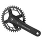 Prowheel Charm-FD04S MTB Crankset - BSA 68-73mm - 113mm - Four Bolt - 104 BCD - 170mm - Black - 32T - Image 1