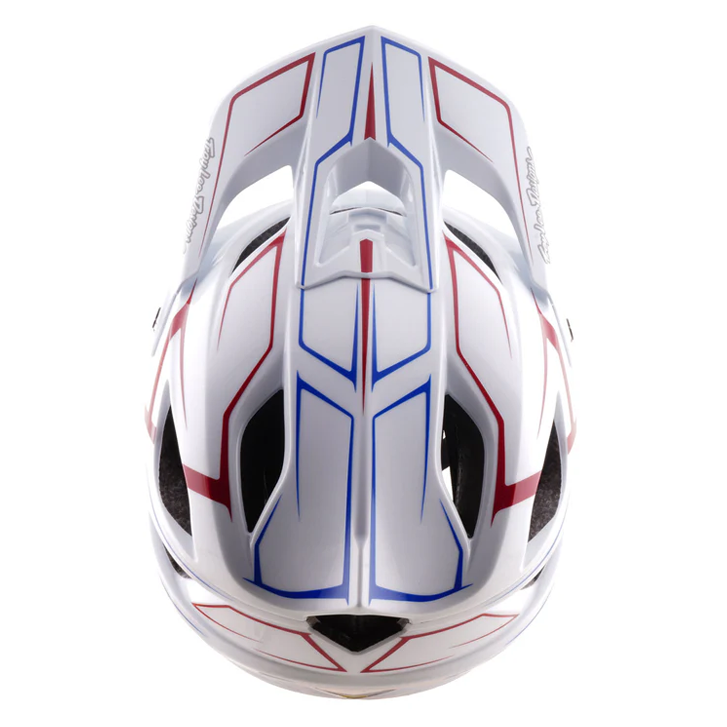 TLD Stage Stunt Helmet - XL/2XL - Pinstripe White