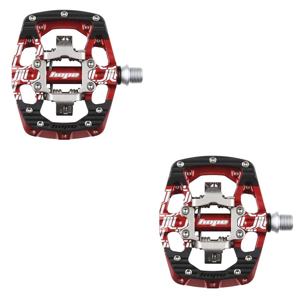 Hope Union Gravity Clip Pedals - Standard - Red