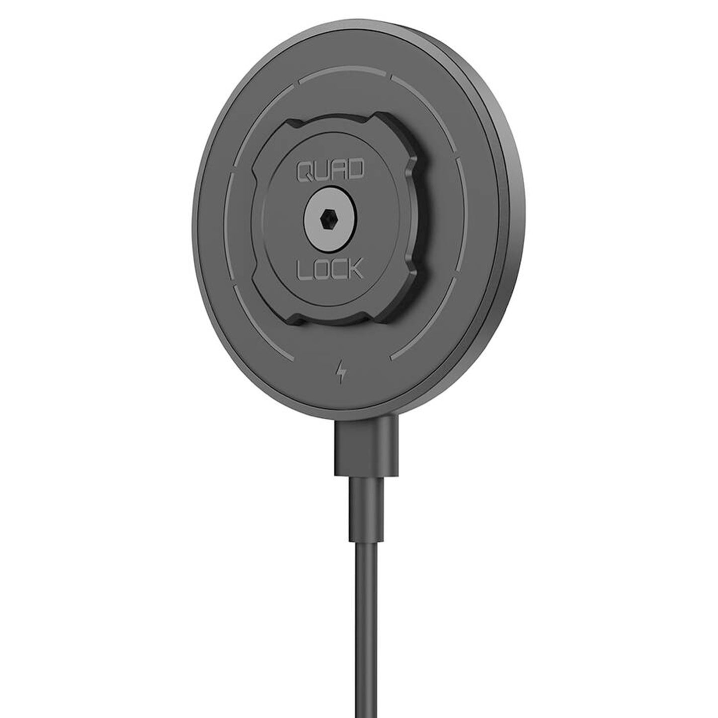 Quadlock Waterproof Wireless Charging Head - Quadlock Mount - Black - Image 1