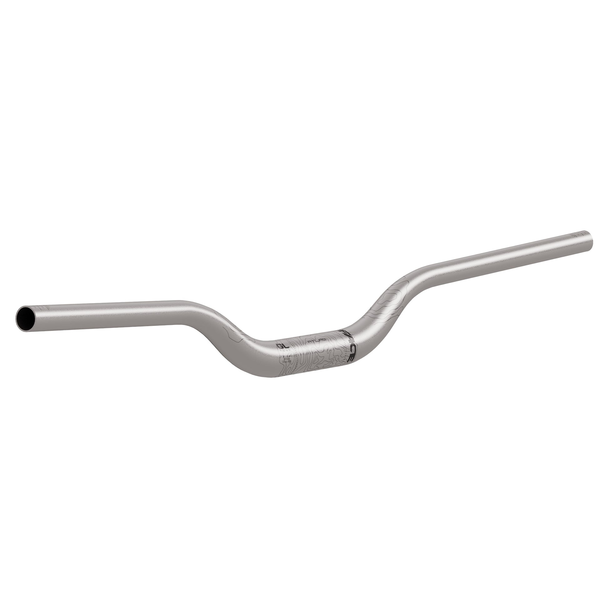 Race Face Atlas Handlebar - 35mm - 800mm - 55mm - Silver - Silver - Image 3