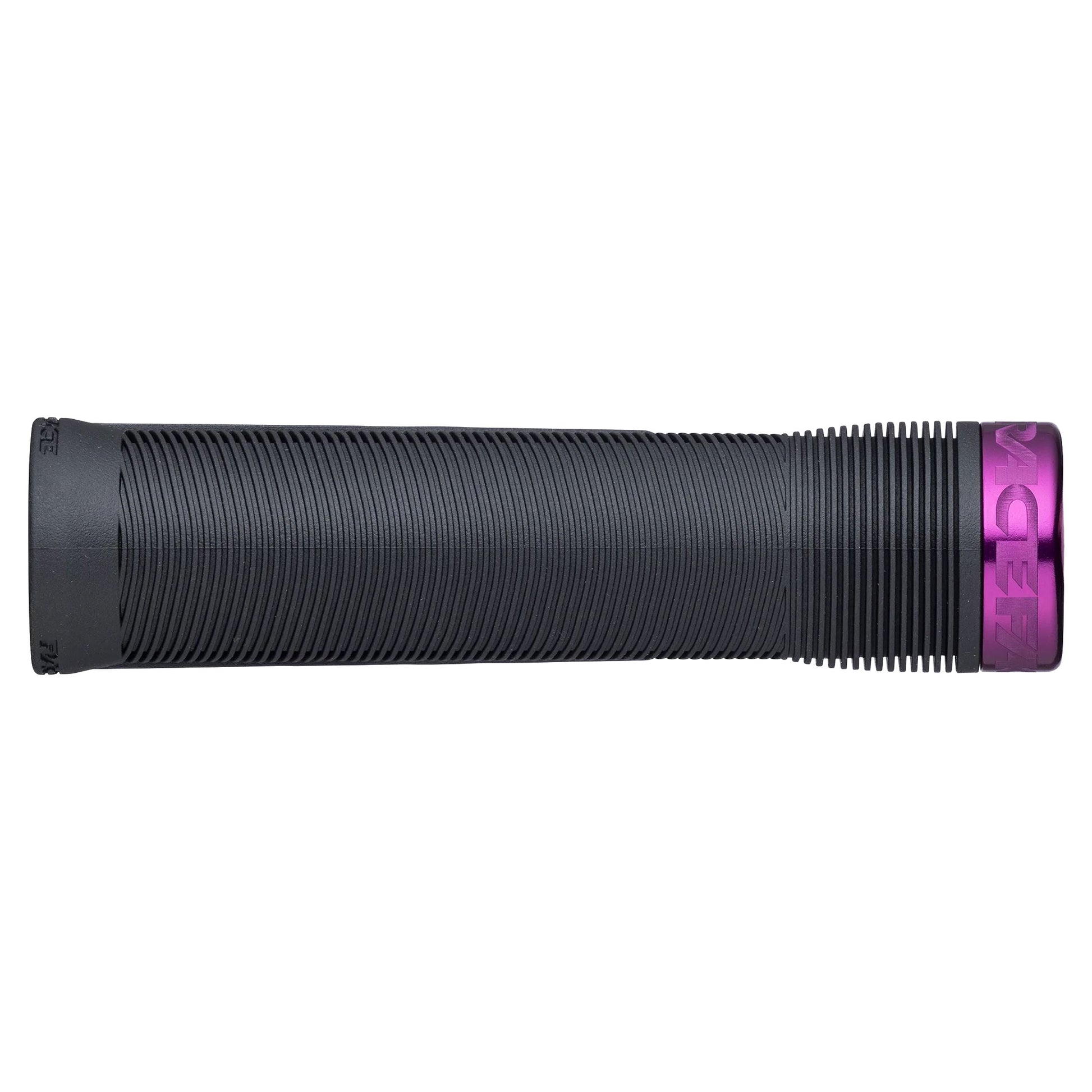 Race Face Chester Lock On Grips - Black With Purple Clamps - Single Lock On Grips - 31mm - Image 1