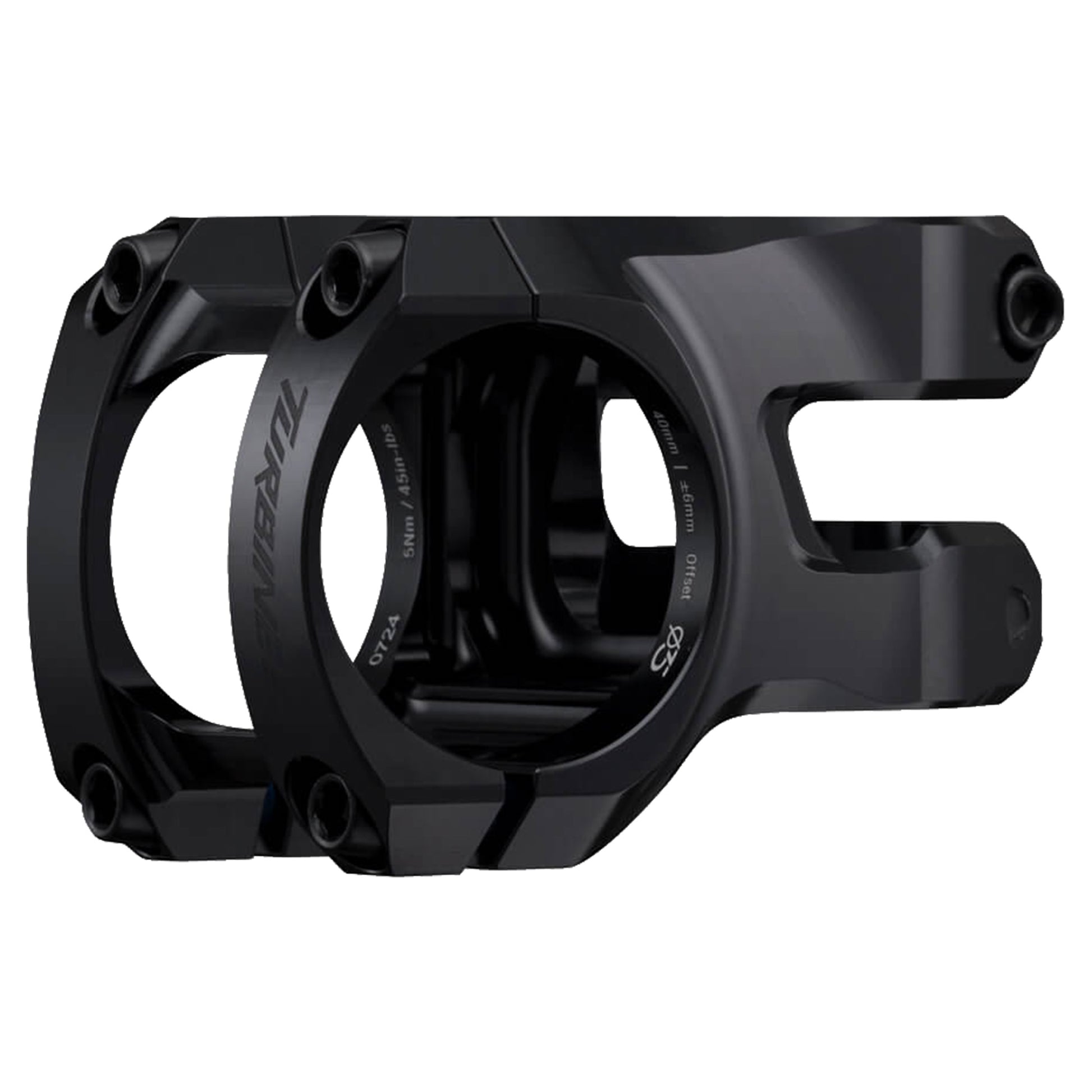 Race Face Turbine SL Stem - 1 1/8th Inch Steerer - 35mm - 40mm - 0 Degree - Black - Image 1