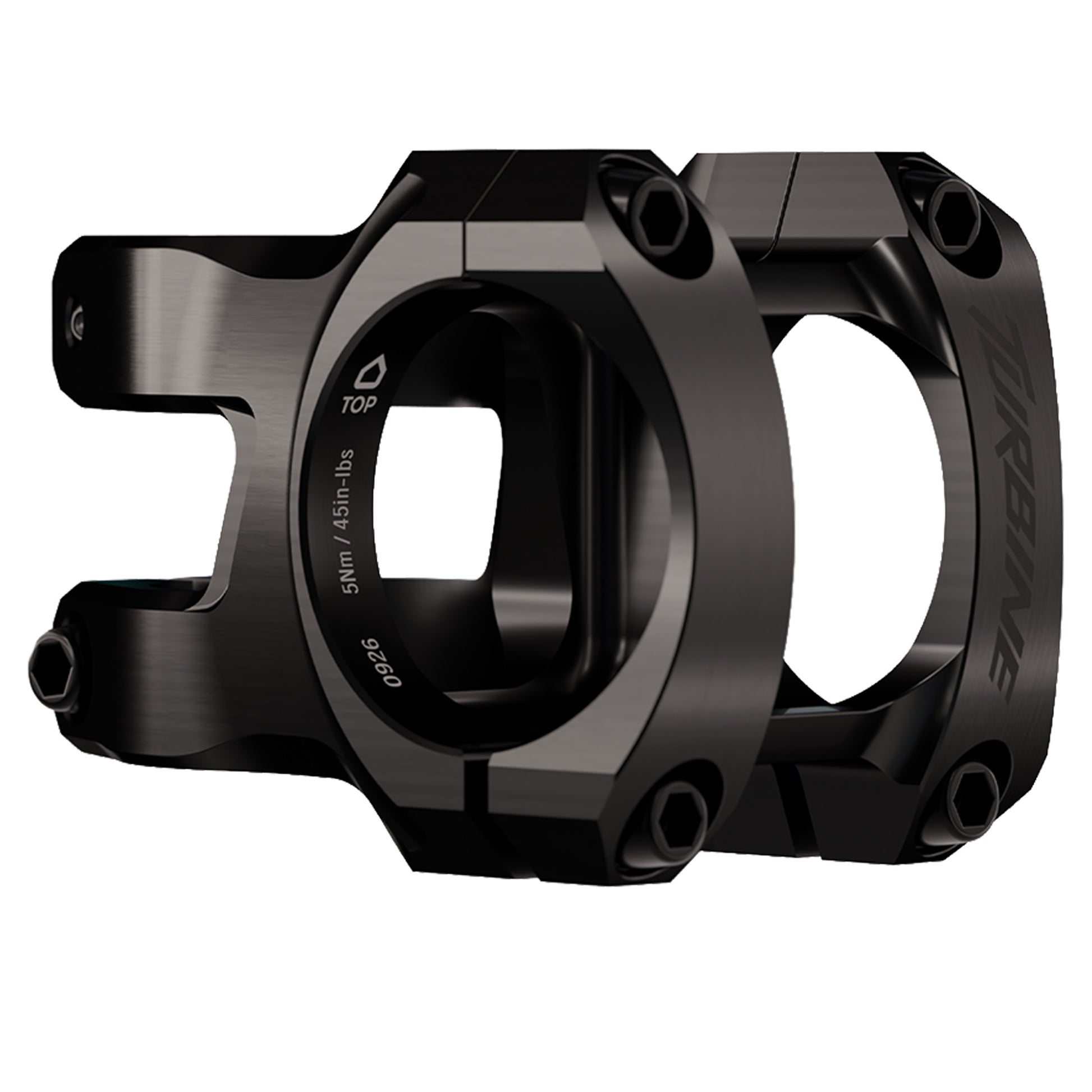 Race Face Turbine Stem - 1 1/8th Inch Steerer - 35mm - 40mm - 0 Degree - Black - Image 1