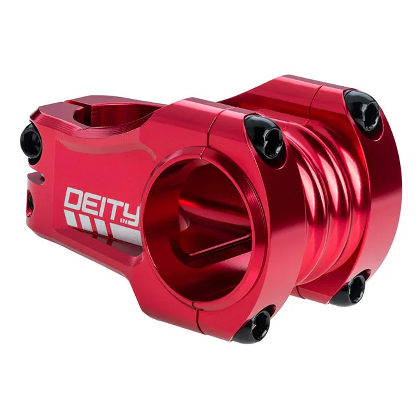 Deity Copperhead Stem - 1 1/8th Inch Steerer - 31.8mm - 42mm - 0 Degree - Red