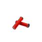 Title MTB LO1 Lock On Grips - Red - Single Lock On Grips