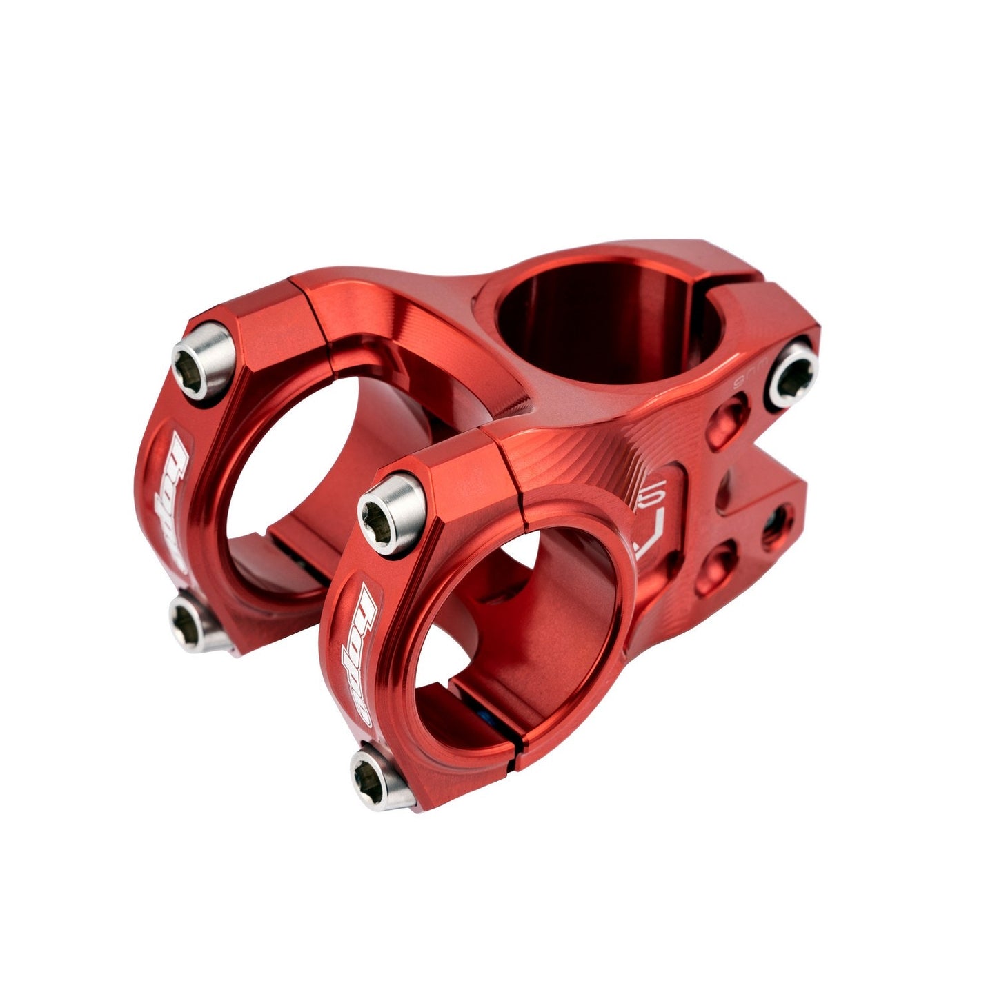 Hope Gravity 31.8mm Bar Clamp Stem - 1 1/8th Inch Steerer - 31.8mm - 35mm - 0 Degree - Red