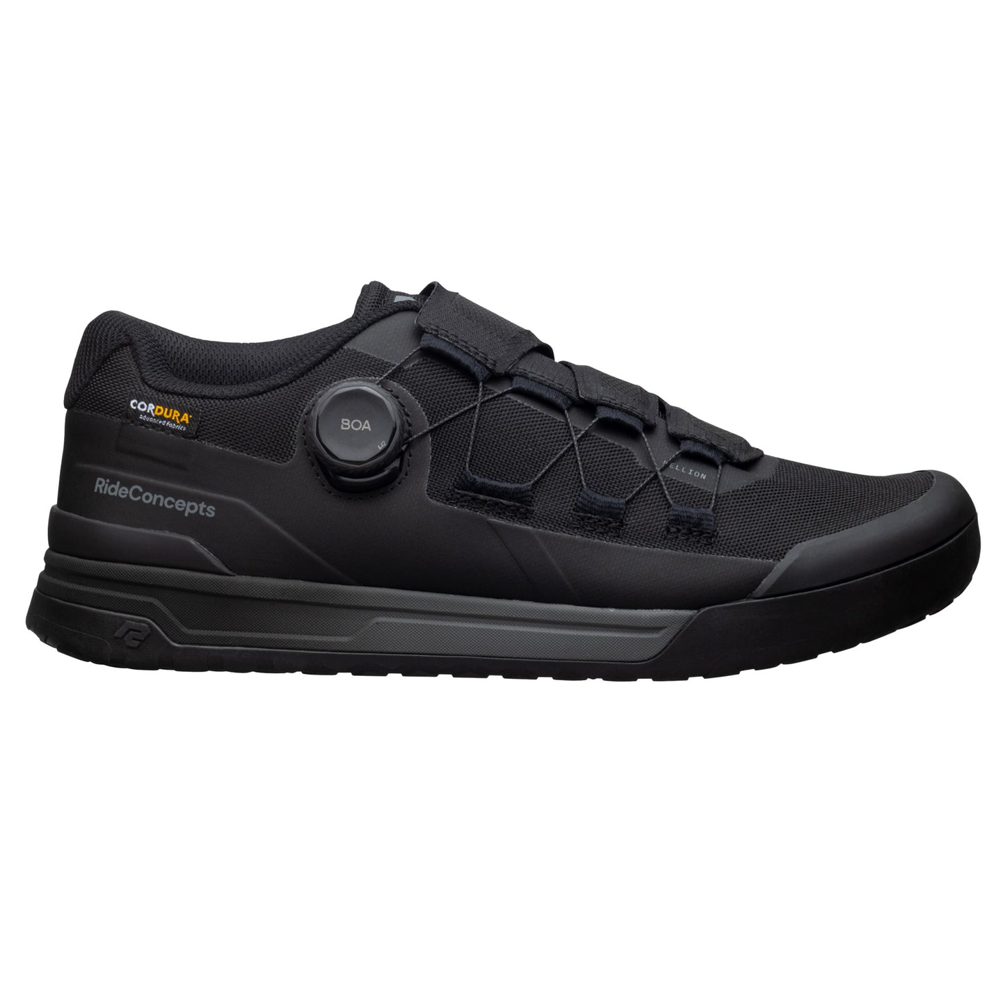 Ride Concepts Hellion Boa® Flat Shoes - US 12 - Black - Image 1