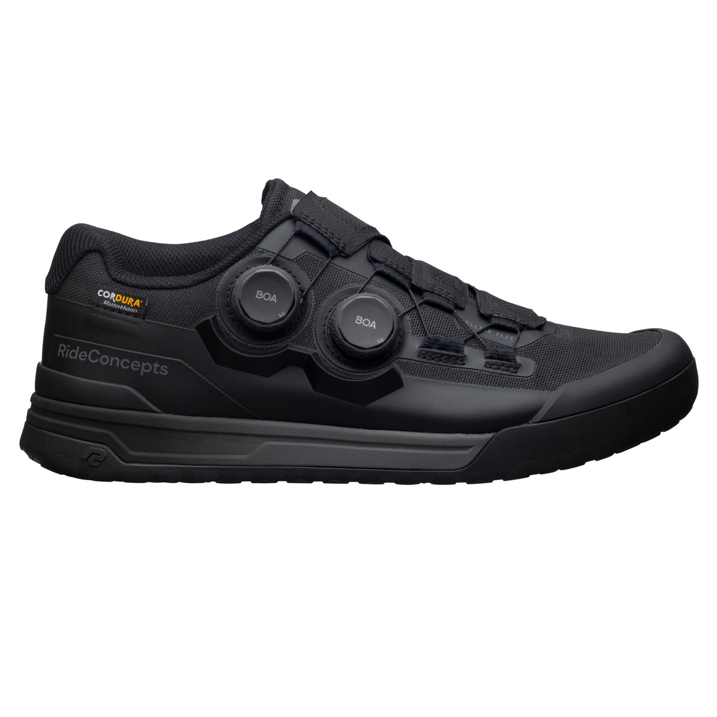 Ride Concepts Hellion Elite Boa® Flat Shoes - US 8 - Black - Image 1
