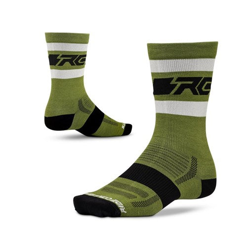 Ride Concepts Fifty Fifty Socks - M - Olive - Image 1